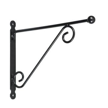 Nature muurhaak deco 39cm grijs