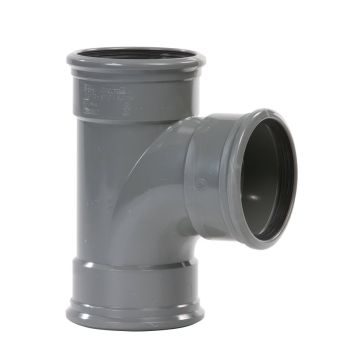 PVC T-stuk 90° 3x Manchet