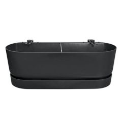 Elho Greenville easy balcony 52 cm Living black