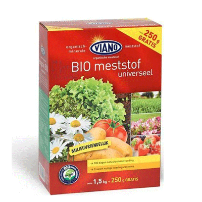 Viano Bio meststof universeel 1.5kg (250gr. GRATIS)