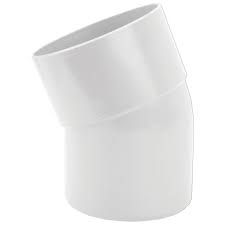 PVC HWA Bocht Wit mof-spie
