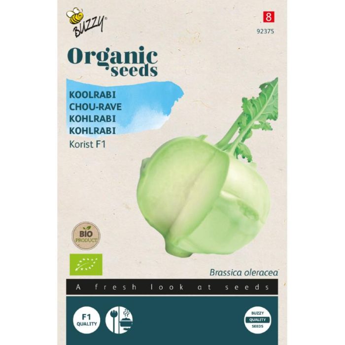 Buzzy® Organic Koolrabi Korist F1 zaden (BIO)