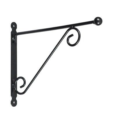 Nature muurhaak deco 39cm grijs