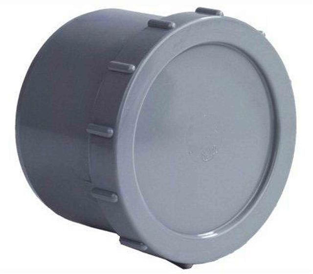 PVC Eindkap met schroefdeksel